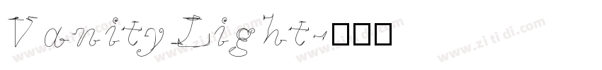 Vanity Light字体转换